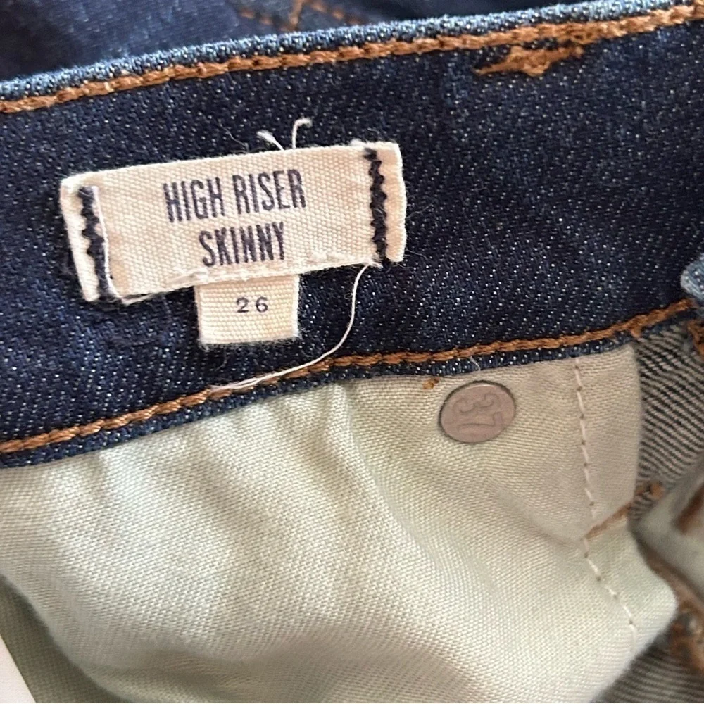 Madewell High Riser Skinny Davis Wash Sz 26